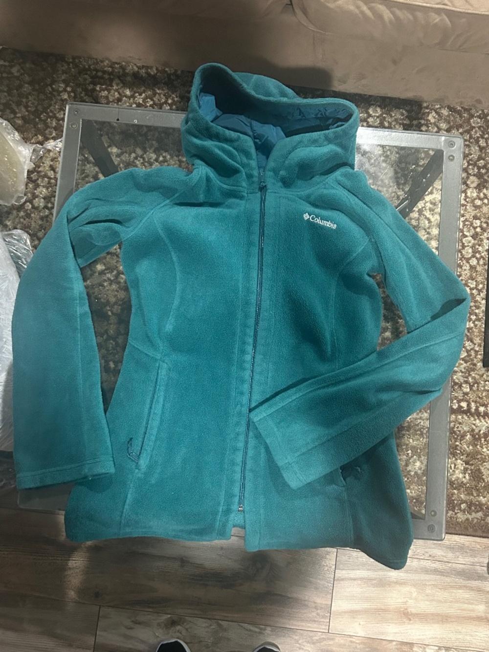 Columbia Fleece Hooded Jacket